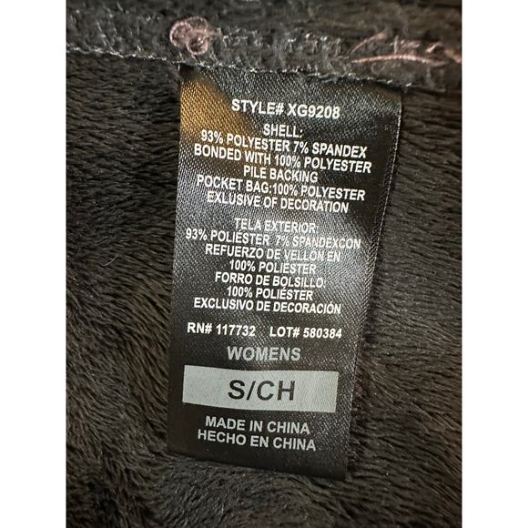 Gerry Softshell Belted Jacket Womens S Removable Hood Warm Faux Fur Coat - Picture 9 of 10